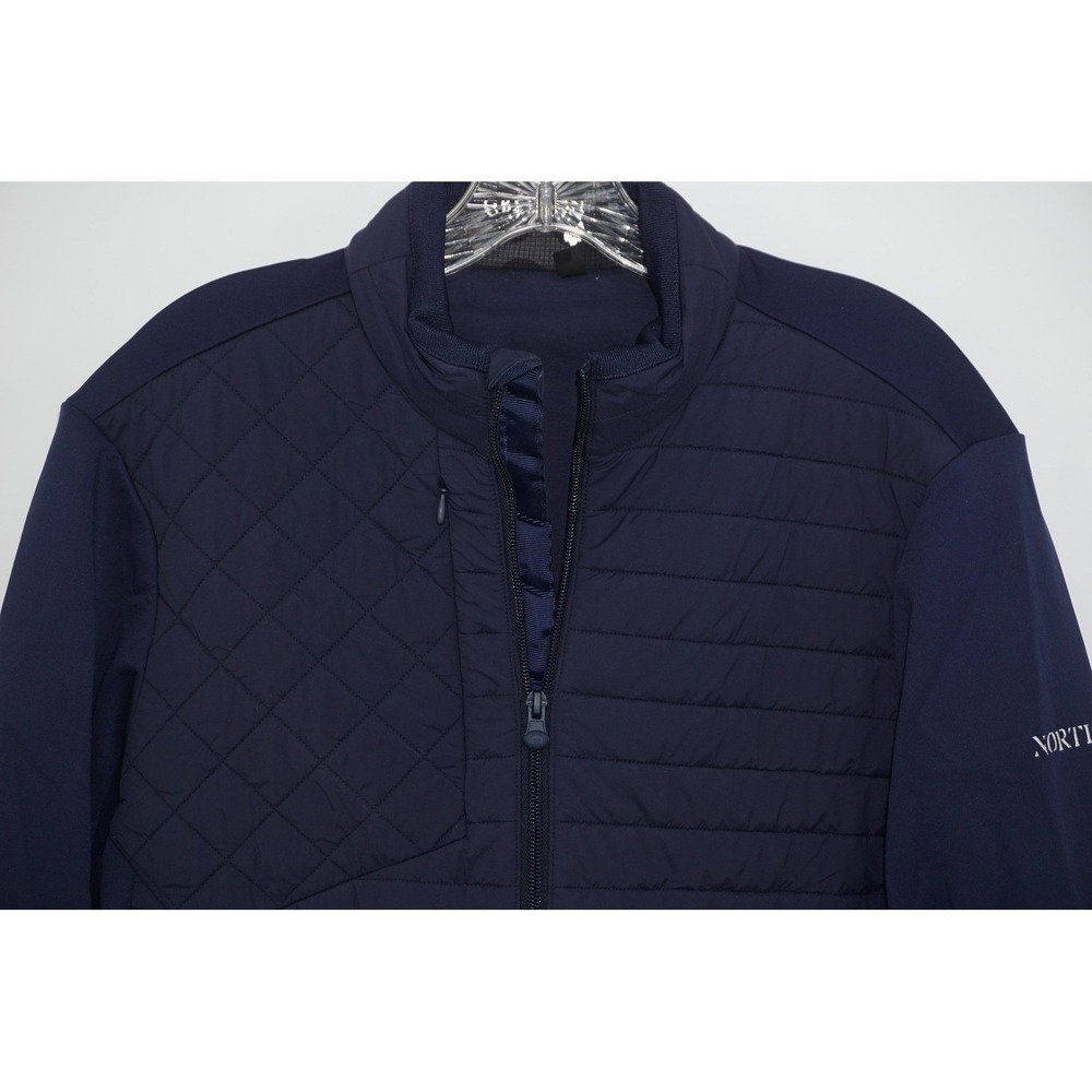 Greyson Yukon Ultralight Hybrid Jacket Blue Quilted Windproof Golf Men's Medium